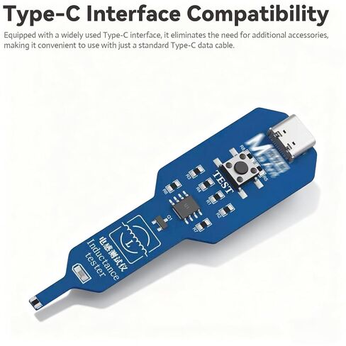 Inductance Tester - Quick Fault Check Tool for Electronic Circuit Boards, Type-C Interface, Advanced Precision and Stability, Easy Use in Kuwait