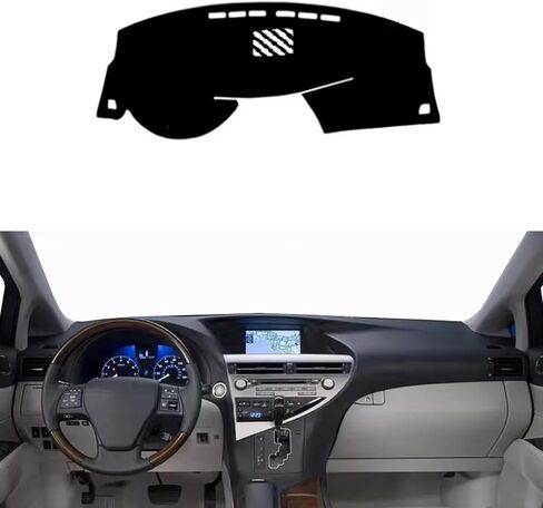 مناسب لكزس RX350 RX450 2010 2011 2012 2013 2014، غطاء لوحة القيادة، غطاء لوحة القيادة، أغطية لوحة القيادة الداخلية المضادة للانزلاق in Kuwait