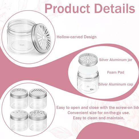 12 قطعة 150 مل حاوية خرز معطرة 5 أونصة، 4 أنماط معطر جو، موزع روائح عطرية صلبة مع أغطية مجوفة، حاويات تخزين فارغة، عينة من الجرار المستديرة للعلاج بالروائح in Kuwait