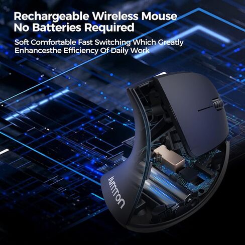 AVMTOM Wireless Mouse Wireless Gaming Mouse Rechargeable PC Mouse with RGB Backlit 6 Buttons Adjustable DPI Ergonomic for Laptop, PC, Computer, Desktop, Notebook etc Gaming Mouse Wireless （White） in Saudi Arabia