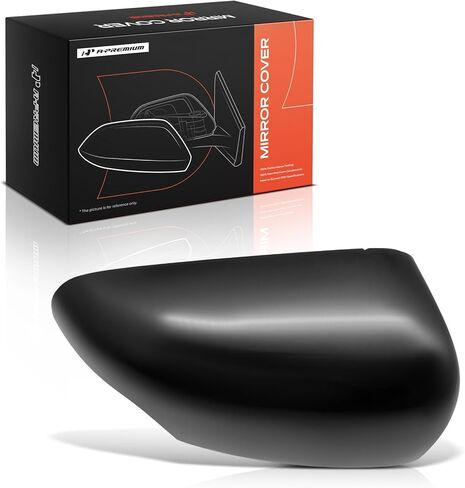 A-Premium Passenger Side Rearview Mirror Cover Cap - Compatible with Ford Ranger 2019 2020 2021 2022 2023 - Smooth Black, with Turn Signal Hole in Saudi Arabia
