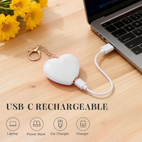 Bubble Initial Keychain With Sensing Purse Light - Glitter Purse Charms for Handbags, Gifts for Women in Saudi Arabia
