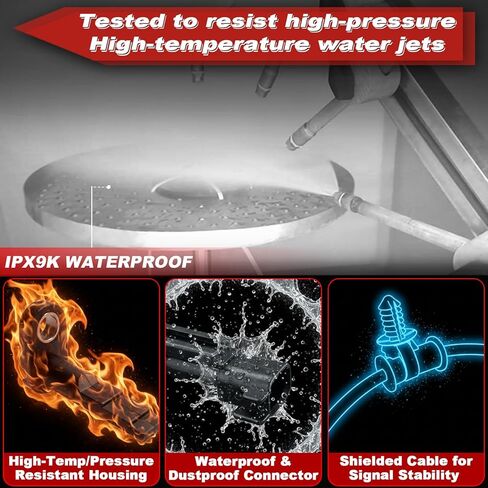 ABS Wheel Speed Sensor 4Pcs: Front Rear Left & Right Compatible with Ford 2007-2012 Edge L4 2.0L V6 3.5L V6 3.7L, Lincoln 2007-2015 MKX V6 3.7L V6 3.5L in Kuwait