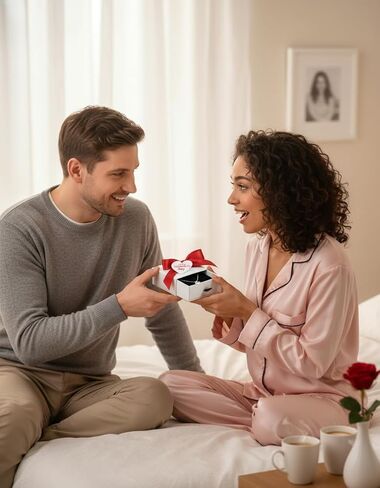 صندوق هدايا مجوهرات، 12 عبوة من علب هدايا القلائد، علب هدايا من الورق المقوى للمجوهرات، صندوق قلادة للأساور والأقراط والقلائد والمجوهرات (أبيض) in Kuwait