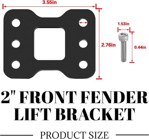 2" Front Fender Lift Bracket Adjustable Front Fender Lift for 16"-20" Wheel Compatible with Harley Sportster Iron 883 1200 Forty Eight XL1200X Seventy Two 2003-2020, Replacement for 59712-07A in Kuwait