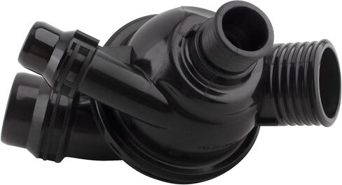BOXI Engine Coolant Thermostat Housing Assembly with Sensor Fits for BMW 120i 316i 318i 2007-2013 / 118i 320i 2006-2013 / 520i 2003-2010 / 116i 2007-2011 RWD/Replaces 11537552403 11538671515 in Saudi Arabia