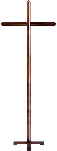 lukar 71 بوصة صليب خشبي كبير، صليب واقف كبير جدًا للكنيسة، ديكور متقاطع للحائط قابل للتعديل، صليب قائم في ساحة زفاف عيد الميلاد للتواصل في عيد الفصح in Kuwait