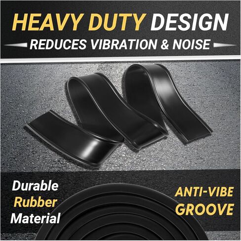 4 Inch, 6.6 Feet Fuel Tank Strap Isolator Replacement for Semi-Trailer Trucks, Heavy Duty Rubber Fuel Tank Band Pad, Fits 4" Wide Fuel Tank Straps in Kuwait