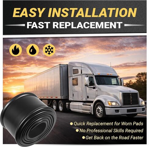 4 Inch, 6.6 Feet Fuel Tank Strap Isolator Replacement for Semi-Trailer Trucks, Heavy Duty Rubber Fuel Tank Band Pad, Fits 4" Wide Fuel Tank Straps in Kuwait