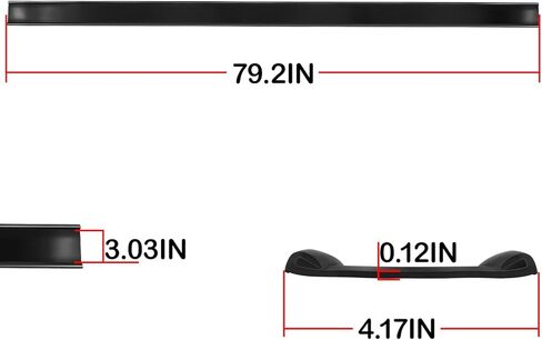 4 Inch, 6.6 Feet Fuel Tank Strap Isolator Replacement for Semi-Trailer Trucks, Heavy Duty Rubber Fuel Tank Band Pad, Fits 4" Wide Fuel Tank Straps in Kuwait