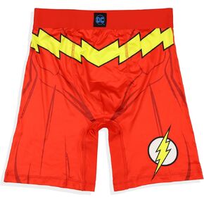 ملابس داخلية INTIMO DC Comics The Flash Boxer للرجال بشعار البطل الخارق ملابس داخلية ملائمة تمامًا in Kuwait