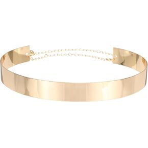 uxcell Metal Waist Belts for Women, Adjustable Waist Chain Belt Body Link Chain Belt for Dresses, Skirts, Jeans in Saudi Arabia
