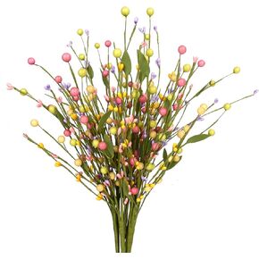 J'FLORU 6 pcs Spring Berry Stems, Artificial Berry Picks Easter Stems for Home Centerpiece Vase Windowsill Decor and Easter Celebration,Suitable for All Seasons in Kuwait