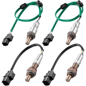 مستشعر الأكسجين BDFHYK مستشعر O2 المنبع، متوافق مع Honda Accord 2010-2011، Odyssey 2011-2013، Pilot 2009-2013، Ridgeline، Crosstour 2012، Accord Crosstour TL، 250-24785 4 قطع in Kuwait