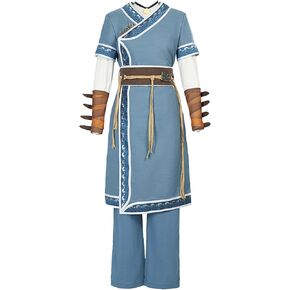 Cosplay.fm Women Costume Master Cosplay Top and Pants with Necklace and Belt in Kuwait