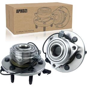 زوج محمل العجلة الأمامية ومجموعة المحور مناسب لسيارة Chevy Tahoe Silverado 1500 Avalanche Suburban، لكاديلاك إسكاليد، لسيارة GMC Yukon Sierra، 4WD، 2007-2014، 515096 in Kuwait