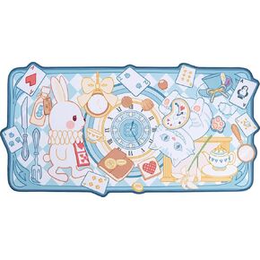 لوحة ماوس كرتونية لطيفة من YOCORE، مقاس 30 بوصة × 15.7 بوصة، قاعدة مكتب مطاطية كبيرة غير قابلة للانزلاق، لوحة ماوس للألعاب للكمبيوتر المحمول ولوحة مفاتيح للكمبيوتر المحمول مع حواف مخيطة للفتيات - بلاد العجائب السحرية in Kuwait