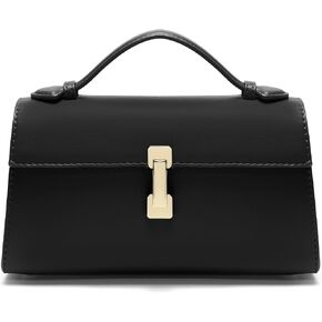 حقيبة كتف كلاسيكية للنساء - حقيبة مسائية بمقبض علوي من الجلد مع حزام قابل للتعديل in Kuwait