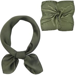 70x70 سنتيمتر بلون وشاح-الحرير الساتان وشاح الرأس للنساء الرجال عصابات خمر الساتان الشعر وشاح الحرير التفاف in Kuwait