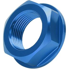 Rear Wheel Axle Nut, Fydun M22x1.5 Aluminum Wheel Axle Lock Nut Motorcycle Parts Replacement for for for (Blue) in Kuwait