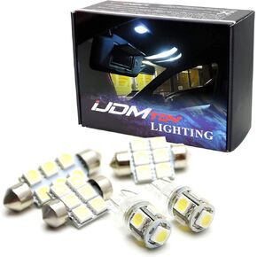 مجموعة مصابيح LED داخلية فاخرة SMD من iJDMTOY متوافقة مع 2008-2017 Mitsubishi Lancer أو Evolution X، أبيض زينون in Kuwait