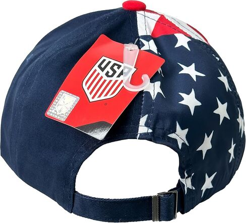 Icon Sports U.S. Soccer Cap, USA Adjustable Flag Cap Blue in Saudi Arabia