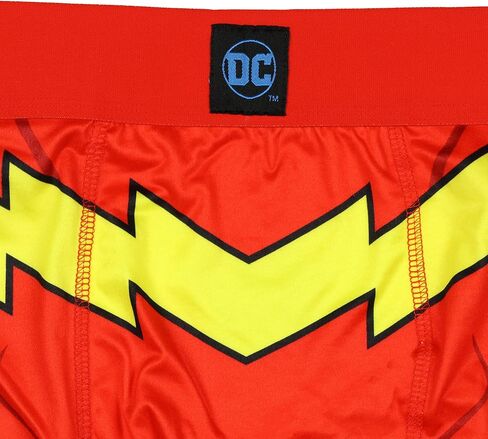 ملابس داخلية INTIMO DC Comics The Flash Boxer للرجال بشعار البطل الخارق ملابس داخلية ملائمة تمامًا in Kuwait