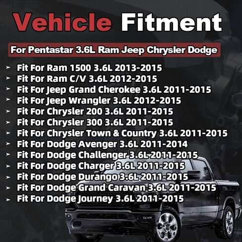 Pentastar 3.6 Overhaul Rebuild Kit With Timing Chain Kit Oil & Water Pump Fit For Ram 1500 Jeep Grand Cherokee Wrangler Dodge Grand Caravan Charger Durango Chrysler 300 200 3.6L V6 2011-2015 in Kuwait