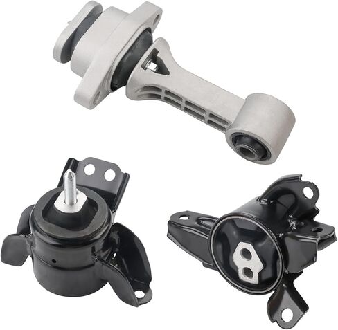 JDMON 3Pcs Engine Motor Transmission Mount Replacement for 2014-2019 Kia Soul 1.6L 2.0L Auto Trans Compatible with A71067, A71065, A71093, A71020, A71037 in Saudi Arabia