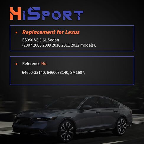 محرك قفل غطاء صندوق السيارة الخلفي من HiSport متوافق مع Lexus ES350 2007-2012 4 أبواب 3.5L V6 لاستبدال 64600-33140 6460033140 in Saudi Arabia