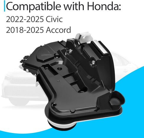 Door Latch Lock Actuator Front Right Passenger Side Fits for Honda Civic 2022-2025 Accord 2018-2025 Replace 72110-TVA-A01 72110-TVA-A02 in Saudi Arabia
