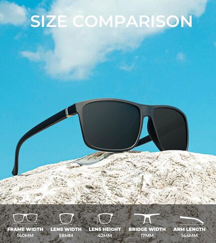 KALIYADI Mens Polarized + Stylish Sunglasses, Better in Bundle! in Saudi Arabia
