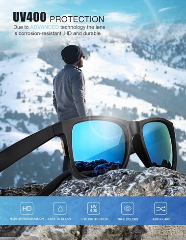 KALIYADI Mens Polarized + Stylish Sunglasses, Better in Bundle! in Saudi Arabia