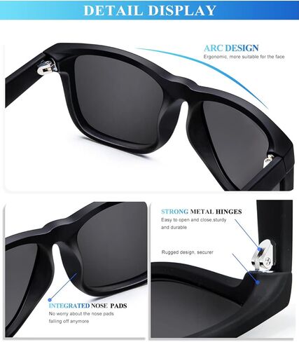 KALIYADI Mens Polarized + Stylish Sunglasses, Better in Bundle! in Saudi Arabia