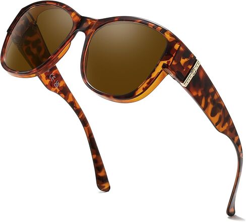 نظارات شمسية مستقطبة من FIMILU للنساء، نظارات شمسية عصرية حماية من الأشعة فوق البنفسجية 400 للاستخدام اليومي في الهواء الطلق in Kuwait