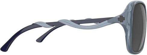 Spy Optic Women's Fiona Butterfly Sunglasses, Translucent Stone Blue Gray Fade, 63mm in Saudi Arabia