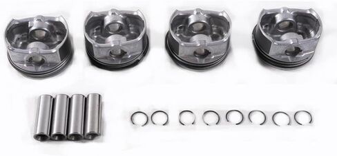 مجموعة حلقات المكبس M271 Φ82mm STD 2710305017 2710300324 متوافقة مع W204 W212 C200 C250 E250 CGI 1.8T توربو in Kuwait