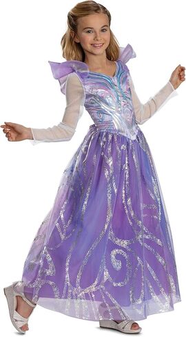 Disguise Wicked Glinda Deluxe For Good Costume, Official Wicked Movie Costume for Kids in Kuwait