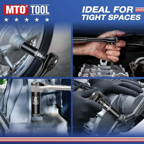 مجموعة مقابس مغناطيسية عميقة 14 قطعة مقاس 1/4 بوصة من MTO، حجم متري (4 مم - 15 مم) 6 مقابس in Kuwait