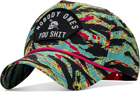 Combat Iron Men’s Weekender Snapback Cap – Waterproof, Lightweight, Adjustable Fit – Nobody Owes You Patch – Vice Tiger Stripe Camo in Kuwait