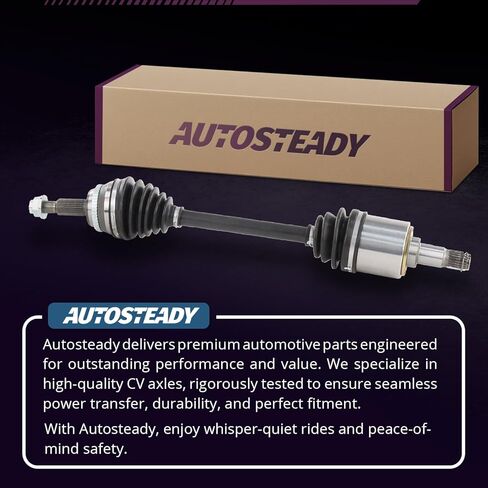Front CV Axle Replacement for 2004 2005 2006 2007 2008 2009 2010 Toyota Sienna, Driver and Passenger Side TO-8183 TO-8184, [FWD] in Saudi Arabia