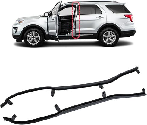 Door Weatherstrip 2pcs Replace for BB5Z-7825325-B & BB5Z-7825324-B, Compatible with Ford Explorer 2011-2019 and Police Interceptor Utility 2013-2019（Front Door Weather Strip Right & Left） in Saudi Arabia