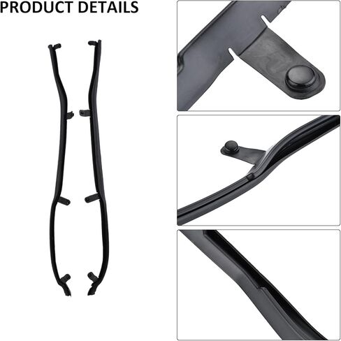 Door Weatherstrip 2pcs Replace for BB5Z-7825325-B & BB5Z-7825324-B, Compatible with Ford Explorer 2011-2019 and Police Interceptor Utility 2013-2019（Front Door Weather Strip Right & Left） in Saudi Arabia