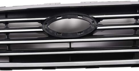 G-PLUS Chrome Front Bumper Upper Grille Grill Insert, Compatible with Sonata 2015 2016 2017 (Black) in Saudi Arabia