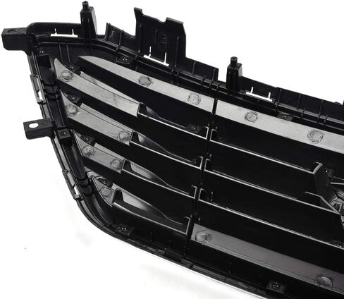 G-PLUS Chrome Front Bumper Upper Grille Grill Insert, Compatible with Sonata 2015 2016 2017 (Black) in Saudi Arabia