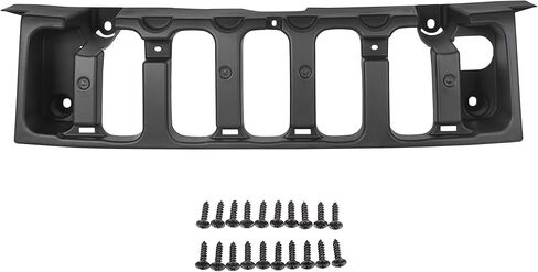 HECASA Front Grille Support Bracket Compatible with 2006-2010 Hummer H3 & 2009-2010 Hummer H3T Replacement for HU1207100 15834198 Black Plastic Grill in Saudi Arabia