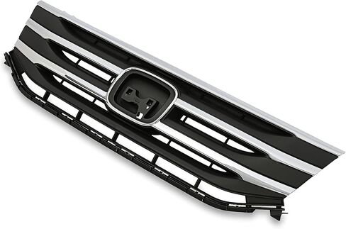 Front Grille Compatible with 2011 2012 2013 Honda Odyssey Replacement for HO1202107 HO1217105 Silvery+Black Bumper Grill Plastic in Saudi Arabia