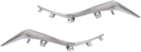 For Mazda 3 2014 2015 2016 Grille Molding Driver and Passenger Side | Pair | Lower | ABS Plastic | Chrome | Hatchback/Sedan | Replacement For MA1214105, MA1215105 | 615343683546, BHN1507K1A in Kuwait