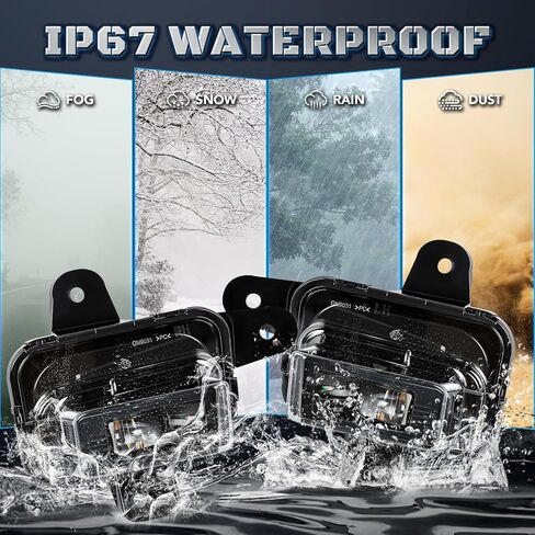 LED Fog Lights for GMC Sierra 1500 - LED Fog Light Assembly Kit Compatible with GMC Sierra 1500 2022 2023 2024 Waterproof White Light GM2593338 in Kuwait