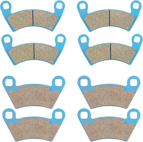 Front & Rear Brake Pads for Polaris Ranger 900 XP 2013-2019, Ranger 800 Crew 2010-2014, Ranger 500 2008-2013 1910514 2202413-4 Sets Ceramic Organic ATV Brakes in Saudi Arabia